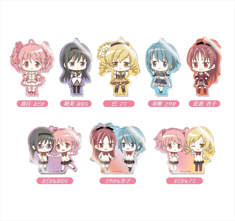Puella Magi Madoka Magica - Waiwai Acrylic Keychain SINGLE BLIND BOX