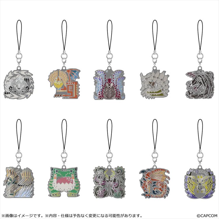 Monster Hunter Wilds - Monster Icon Metal Keychain Vol.1