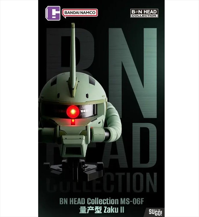 Gundam - Zaku II MS-06F BNESH Head Collection
