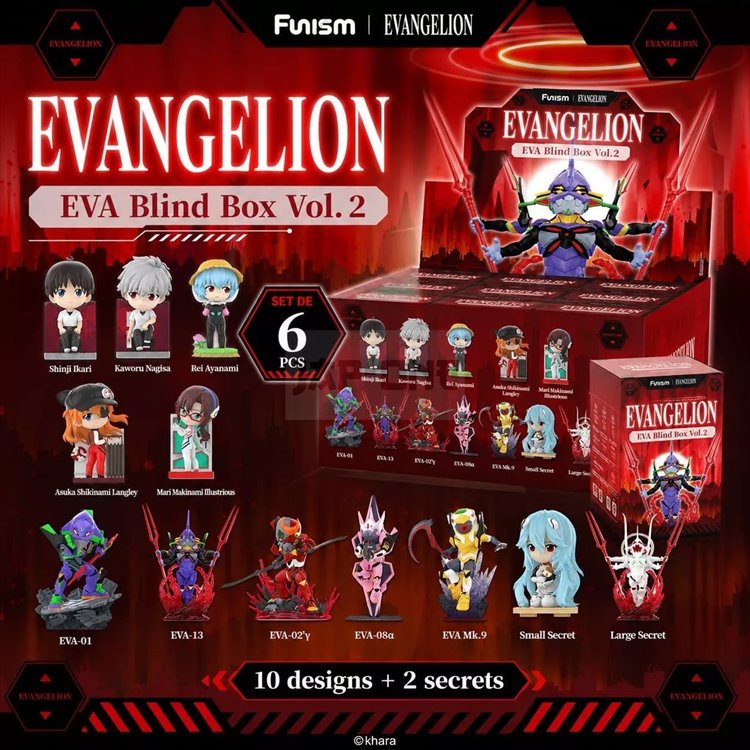 Evangelion - EVA Blind Box Vol. 2 SINGLE BLIND BOX