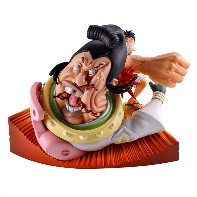 One Piece - Monkey D Luffy vs St Charlos Impact Log Ichibansho Figure