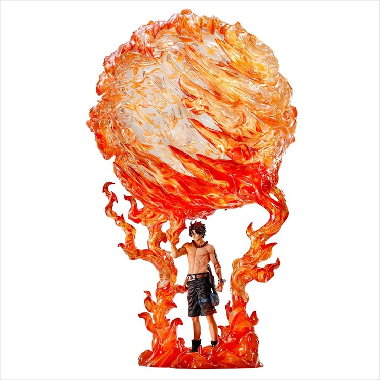 One Piece - Portgas D Ace Impact Log Ichibansho Figure