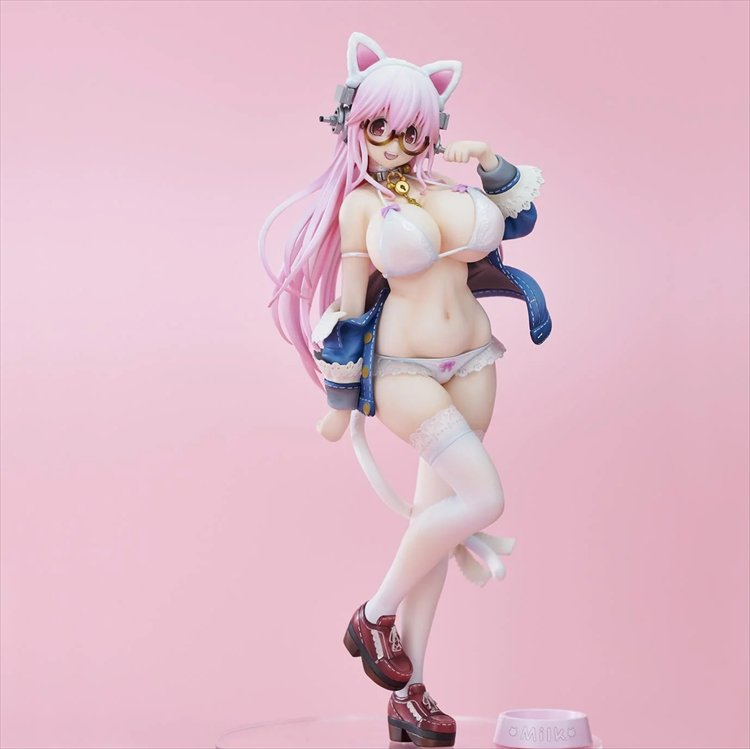 Super Sonico - Super Sonico White Cat Ver. Figure