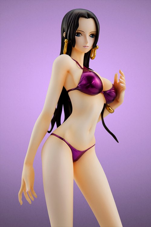 One Piece - 1/8 Boa Hancock Purple Swimsuit MegaTrea Shop Limited POP Ver.