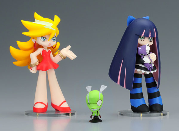 Panty and Stocking with Garterbelt - Panty and Stocking with Chunck PVC Figures