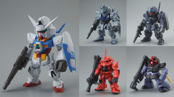Gundam - Gundam Converge 5 FW Fusion Works Figures Set of 7