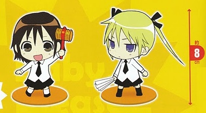 Baby Please Kill Me - Yasuna and Sonya with Hammer and Fan Taito Prize Mini Musume Figure Set of 2 A