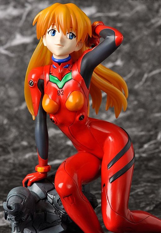 Evangelion The New Movie - 1/6 Asuka Langley Shikinami Plug Suit Ver PVC Figure Re-release