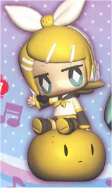Vocaloid - Kagamine Rin x Shumai-kun Chibi Trading Figure