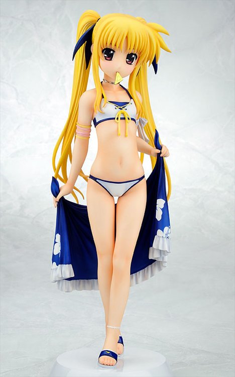 Magical Girl Lyrical Nanoha - 1/4 Fate Testarossa Swimsuit Ver. The Movie 1st PVC Figure Magical Girl Lyrical Nanoha - 1/4 Fate Testarossa Swimsuit Ver. The Movie 1st PVC Figure