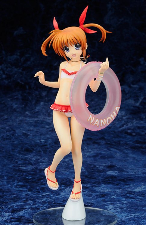 Magical Girl Lyrical Nanoha The Movie 1st - 1/7 Nanoha Takamachi Swimsuit Ver PVC Figure Magical Girl Lyrical Nanoha The Movie 1st - 1/7 Nanoha Takamachi Swimsuit Ver PVC Figure