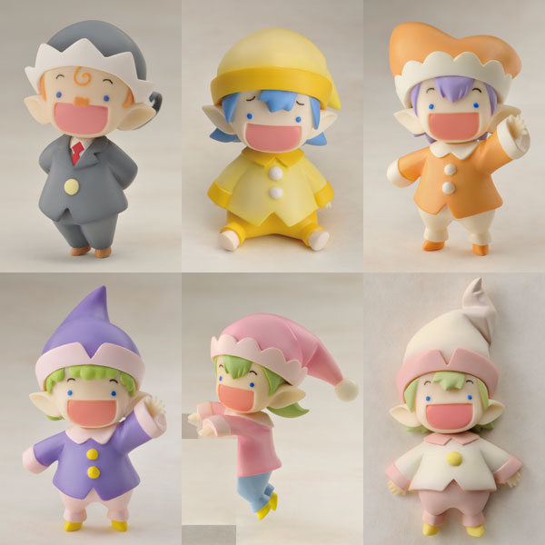 Jinrui wa Suitaishimashita - 1/2 Nakata-san and Friends Yousei-san Fairies Series Part 3. PVC Figures Set of 6 Jinrui wa Suitaishimashita - 1/2 Nakata-san and Friends Yousei-san Fairies Series Part 3. PVC Figures Set of 6
