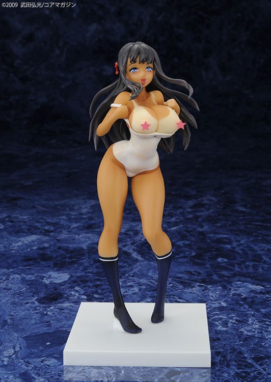 Tsundero - 1/10 Yuna Tachibana Sun Tanned White School Swimsuit Ver PVC Figure