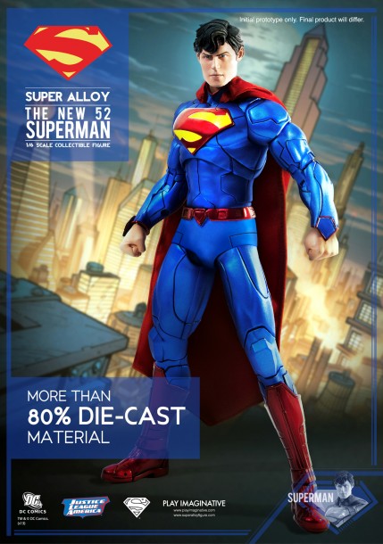 Justice League - 1/6 Super Alloy Superman Action Figure
