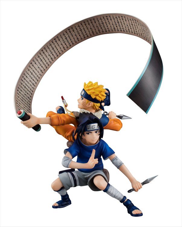 Naruto - Remix Uzumaki Naruto and Uchiha Sasuke G.E.M Series PVC Figure