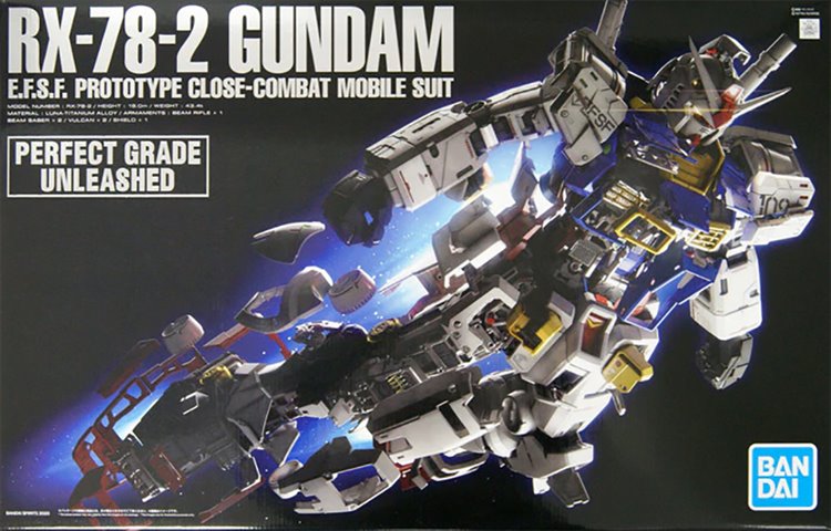 Gundam - 1/60 PG Unleashed RX-78-2 Model Kit - Click Image to Close