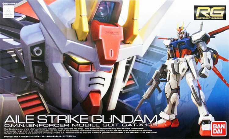Gundam - 1/144 RG GAT-X105 Aile Strike Gundam Model Kit