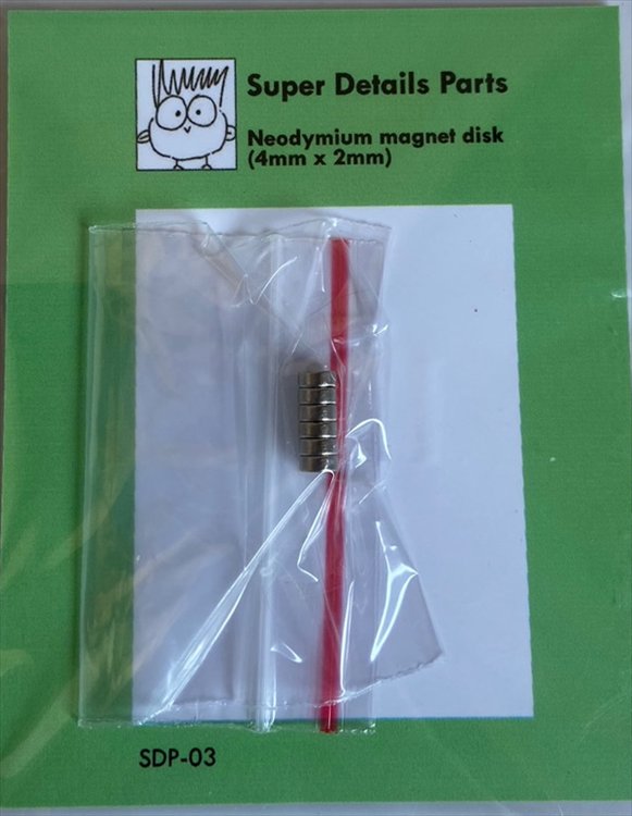 Super Details Parts - SDP-03 Neodymium magnet disk 4mm