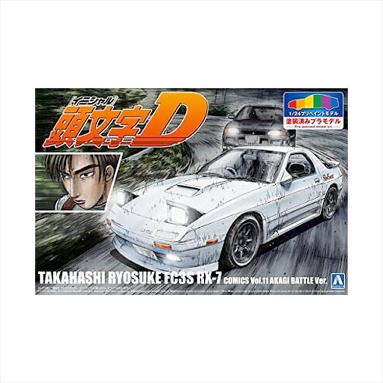 Initial D - 1/24 Takahashi Ryosuke FC3S RX-7 Pre-painted Model Kit