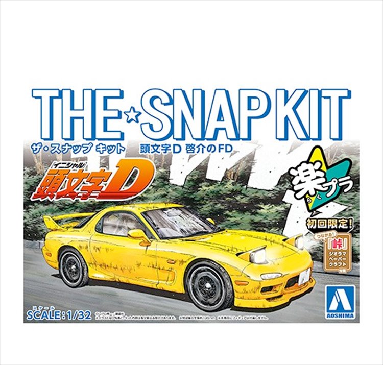 Initial D - 1/32 Keisuke Takahashi RX-7 Snap Kit