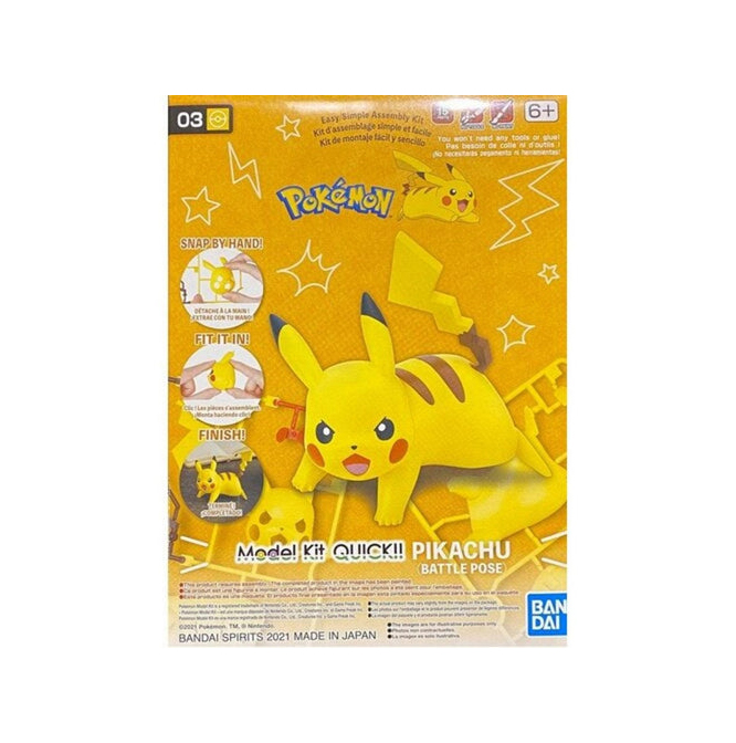 Pokemon - Pikachu Battle Pose Model Kit Quick