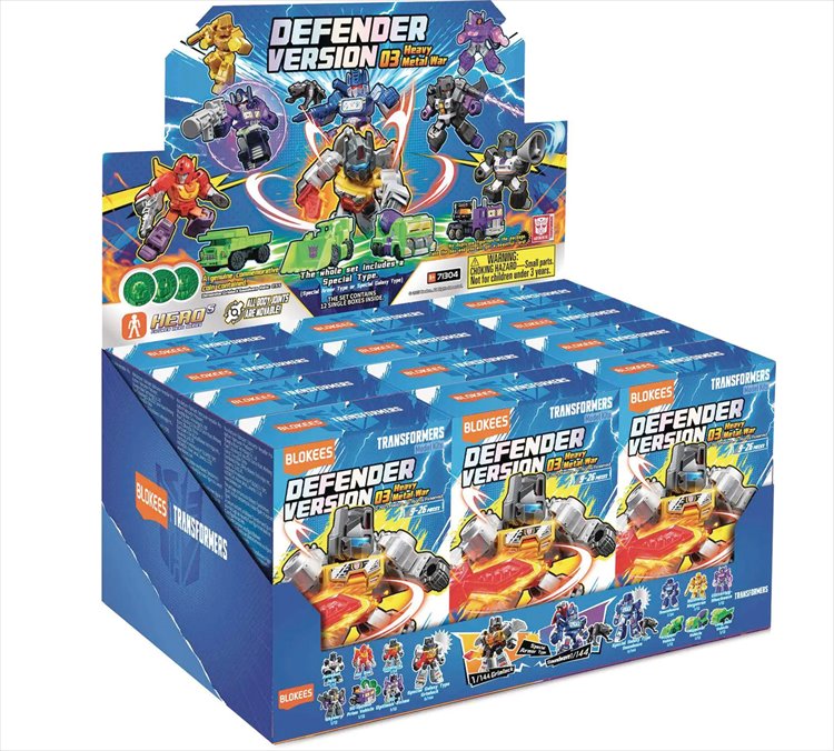 Blokees - Transformers Defender Version 3 Heavy Metal War SINGLE BLIND BOX