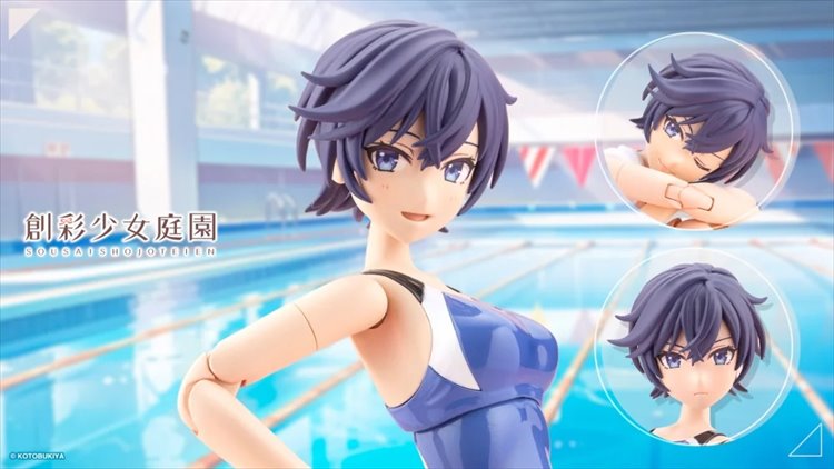 Sousai Shojo Teien - Rui Satome Touou High School Competitive Swimsuit