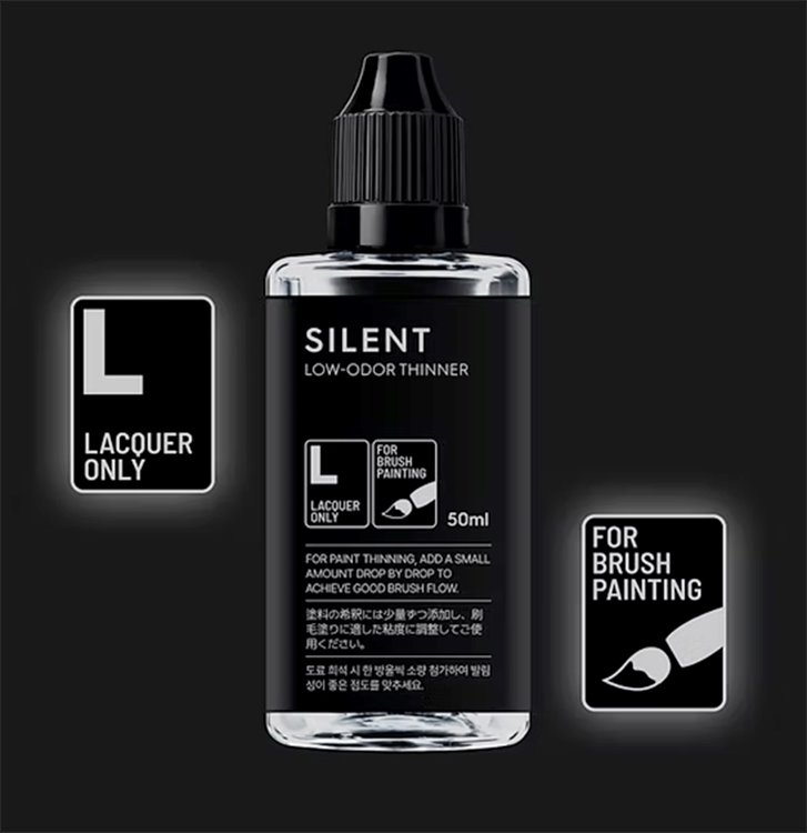 Gunprimer - Slient Low Odor Thinner Brush Painting for Lacquer paint