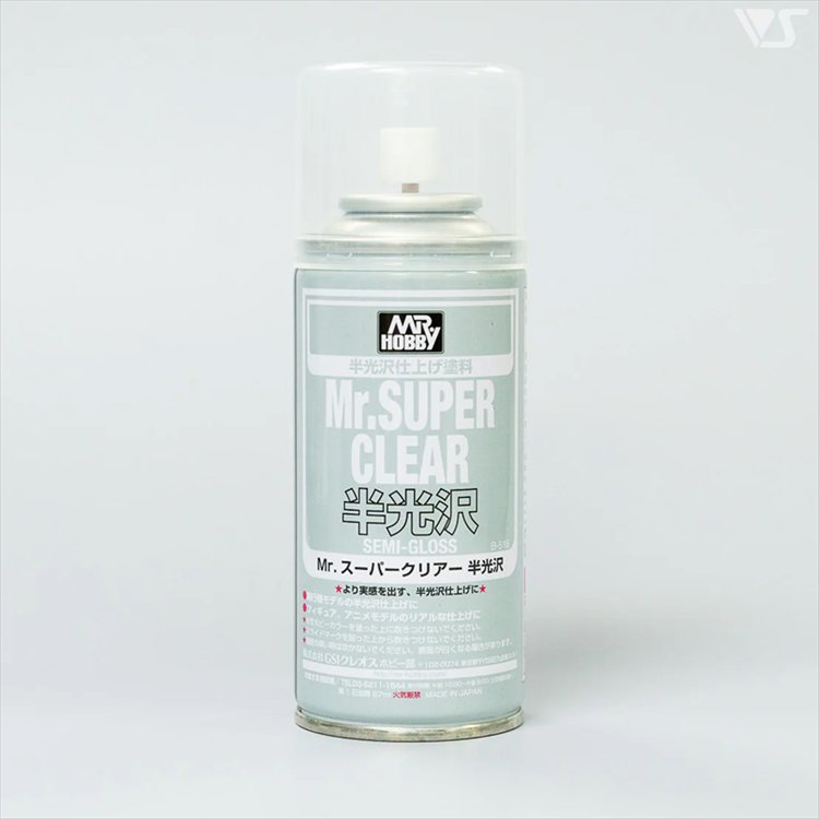 Mr Hobby - Mr. Super Clear Semi-Gloss 170ml Spray Mr Hobby - Mr. Super Clear Semi-Gloss 170ml Spray