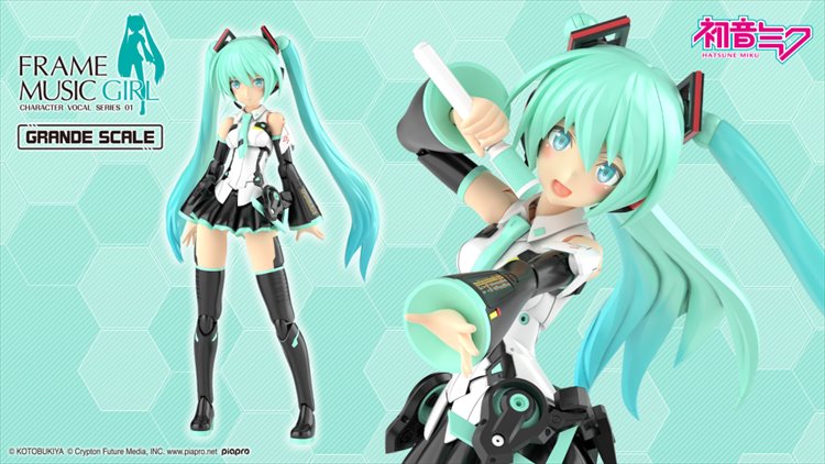 Vocaloid - Hatsune Miku Frame Music Girl Grande Scale