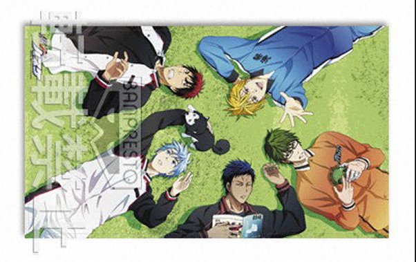 Kuroko no Basket - Kuroko, Kagami, Kise, Midorima, Aomine Group Cloth Poster