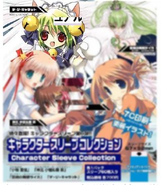 Trading Card Sleeve - Character Sleeve Vol. 6 Di Gi Charat Rika Collection