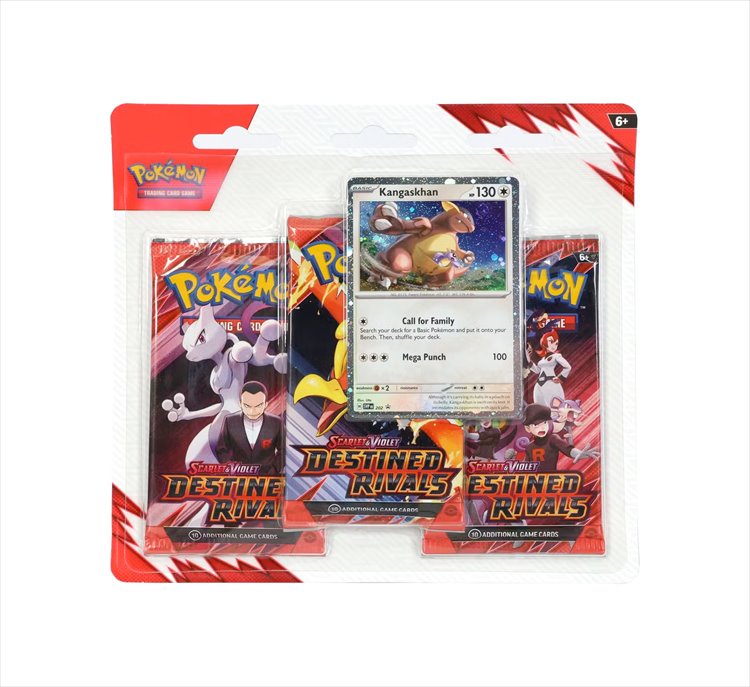 Pokemon - TCG Scarlet & Violet Destined Rivals Three Booster Blister