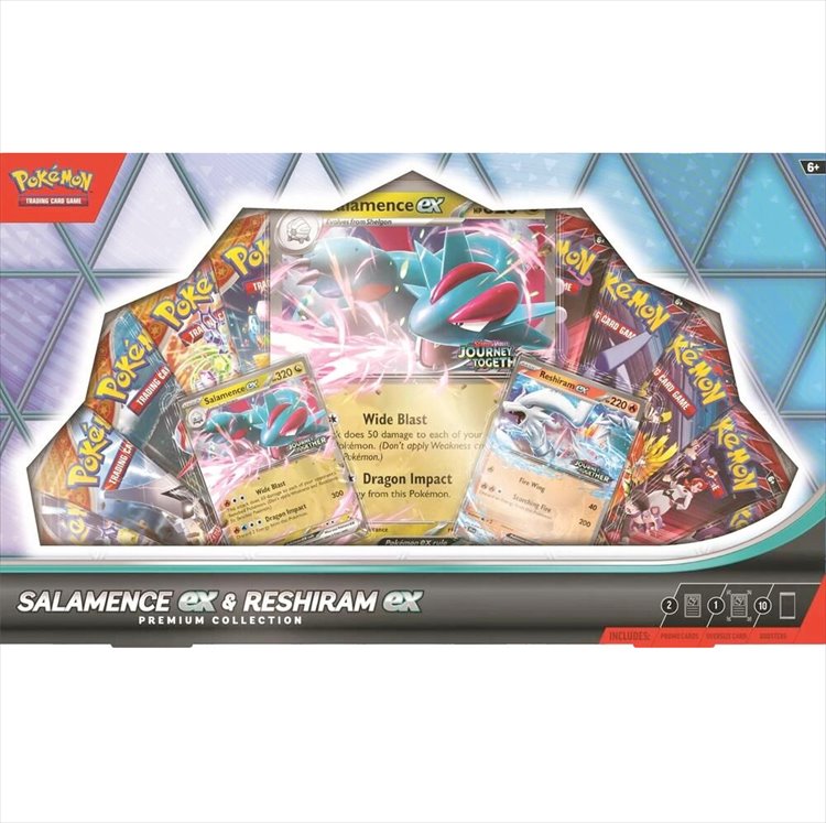 Pokemon - TCG Salamence ex and Reshiram ex Premium Collection  Pokemon - TCG Salamence ex and Reshiram ex Premium Collection