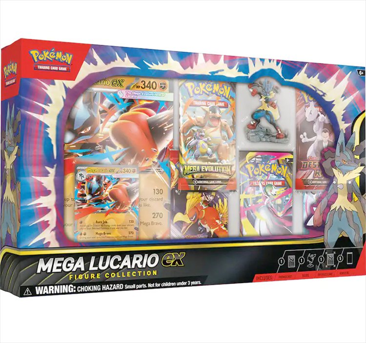 Pokemon - TCG Mega Lucario ex Figure Collection