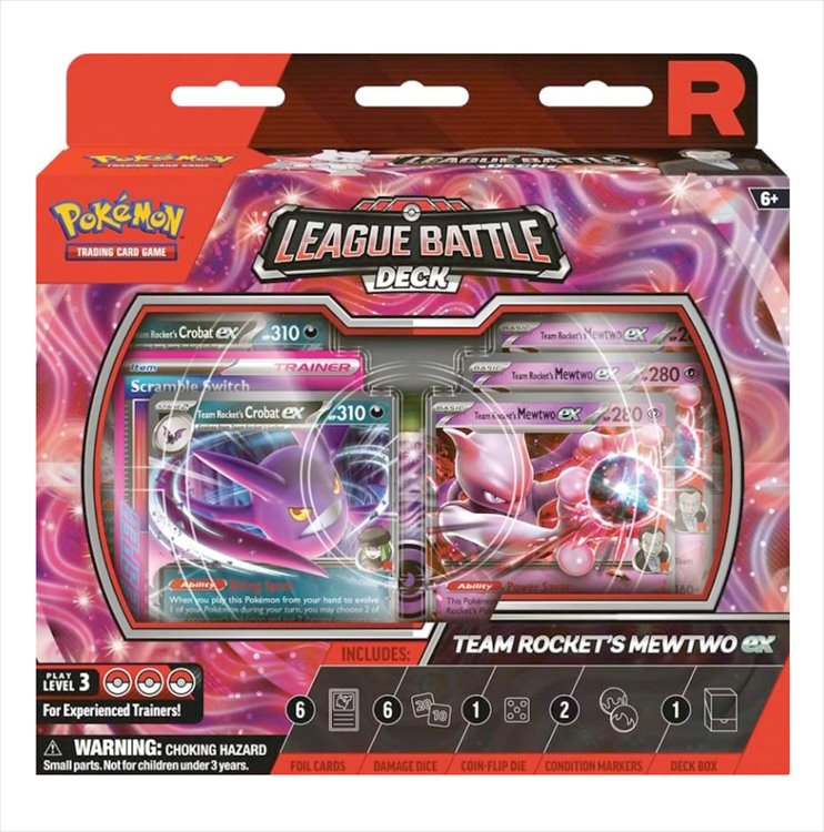 Pokemon - TCG Team Rockets Mewtwo ex League Battle Deck