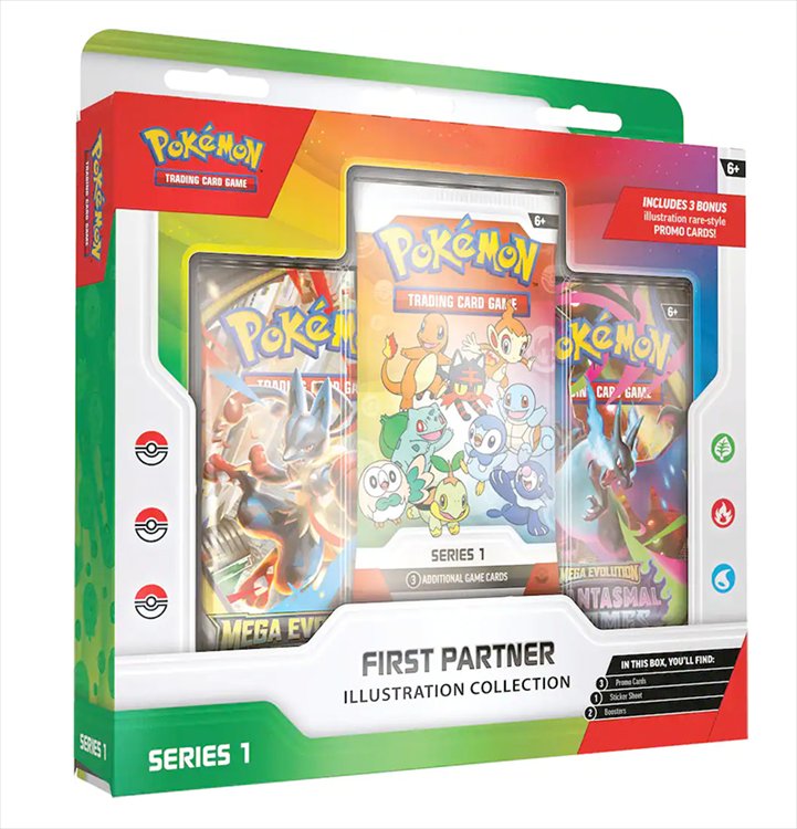 Pokemon - TCG First Partner Illustration Collection Series 1