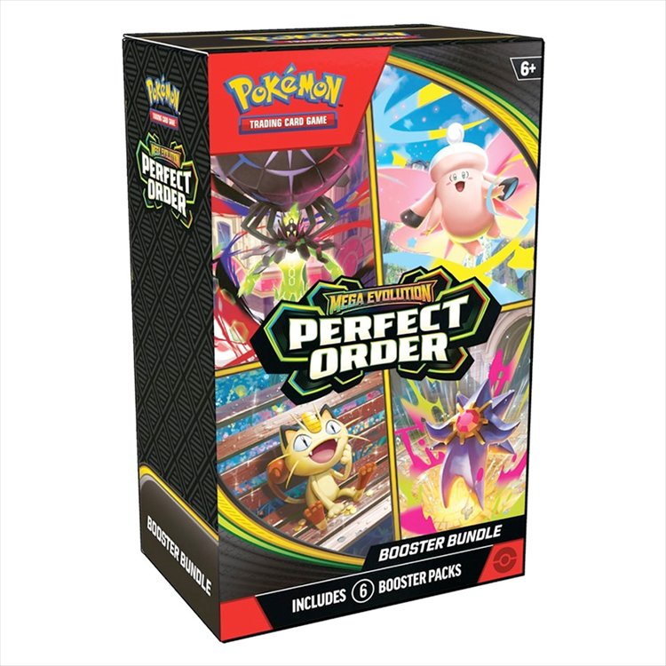 Pokemon - TCG Mega Evolution Perfect Order 6 packs bundle