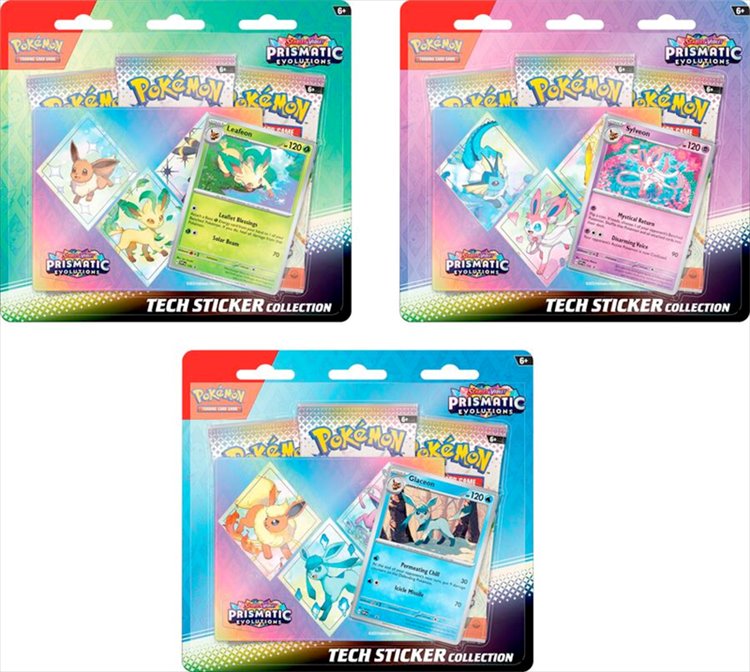 Pokemon - TCG Pokemon SV Prismatic Evolutions Tech Sticker Collection