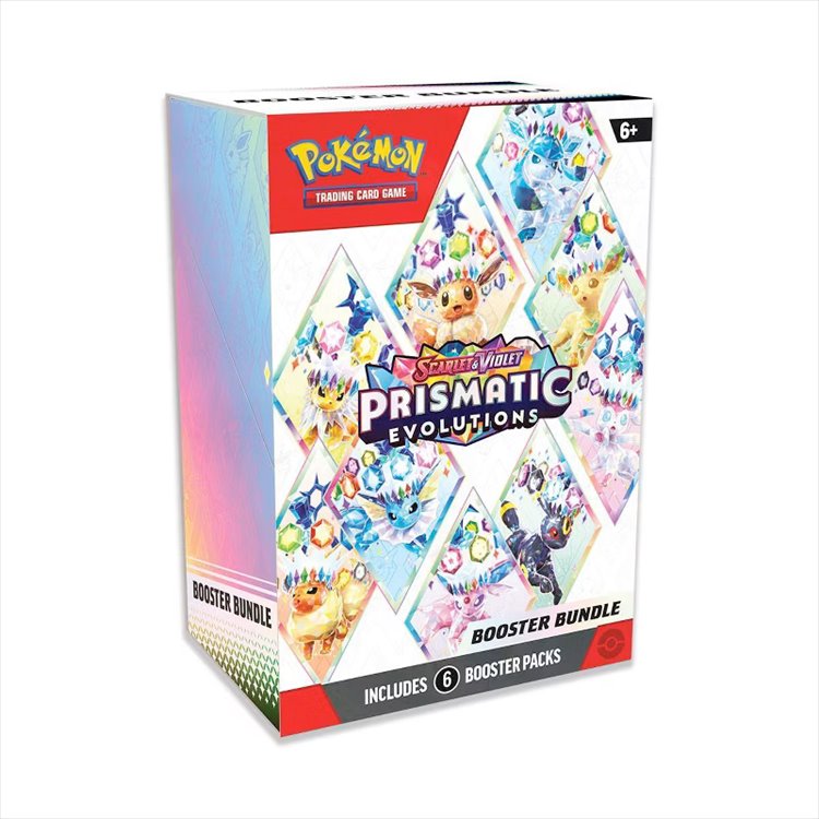 Pokemon - TCG SV8.5 Prismatic Evolutions Booster Bundle