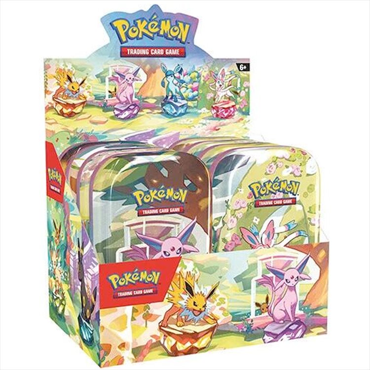 Pokemon - TCG SV8.5 Prismatic Evolutions Mni Tin Display