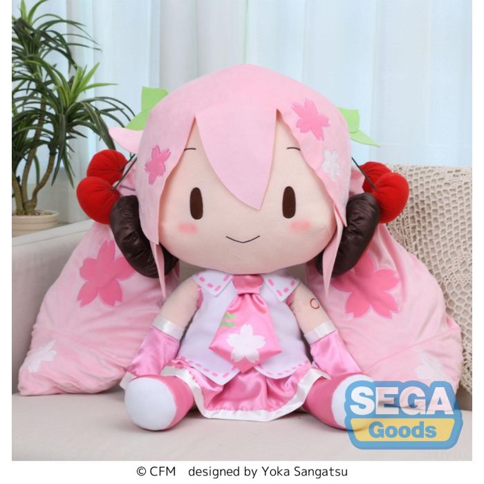 Vocaloid - Sakura Miku fuwa petit Dodeka Jumbo Plush