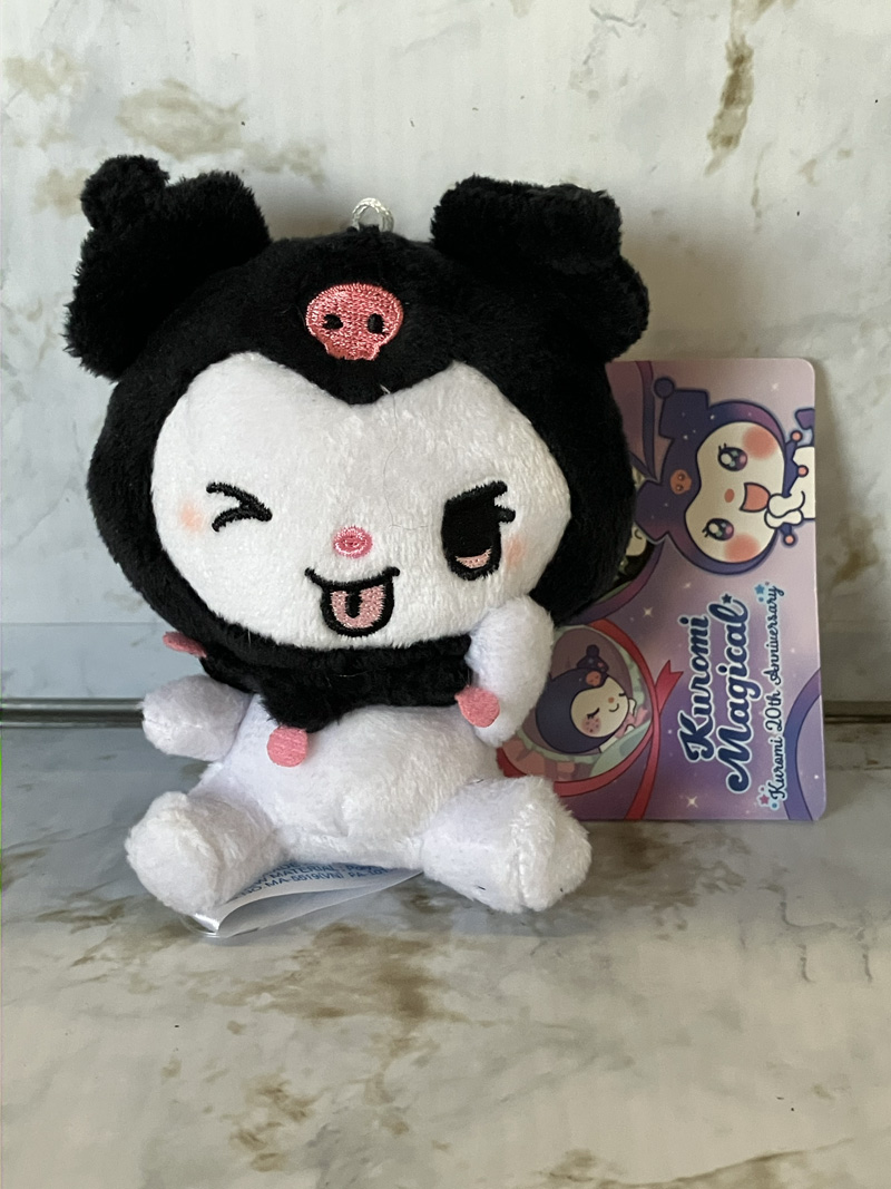 Sanrio - Kuromi Winking w Tongue Out 10cm Plush