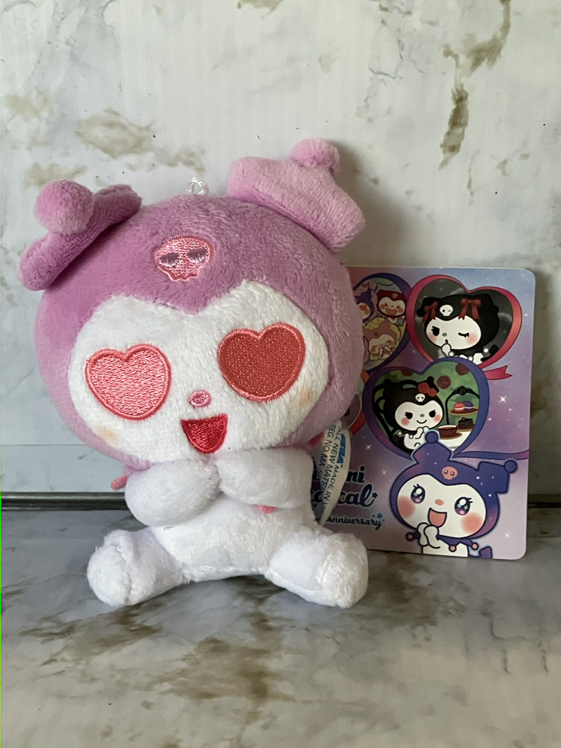 Sanrio - Kuromi Heart Eyes 10cm Plush