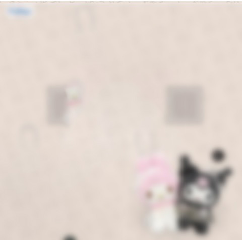 Sanrio - Kuromi and My Melody Pair 10cm Plush C