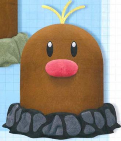 alolan diglett plush