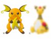 Pokemon - Raichu 20cm Plush