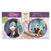Vocaloid - Hatsune Miku Button Pin Set Purple