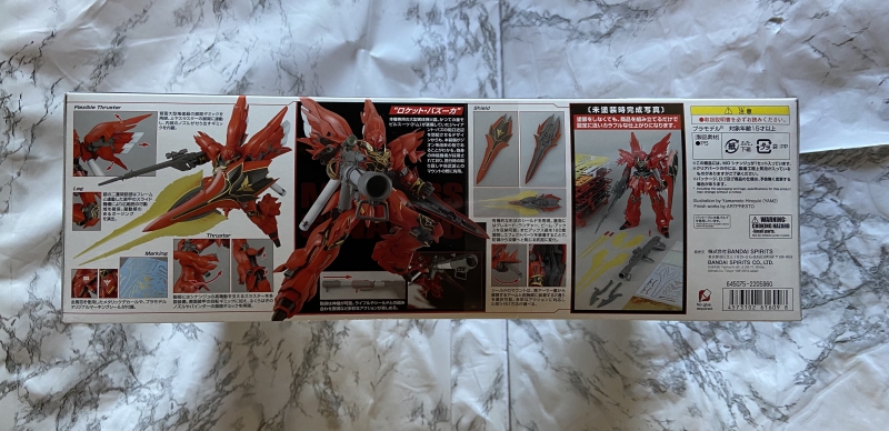 Gundam UC - 1/100 MG Sinanju Animation Color Model Kit