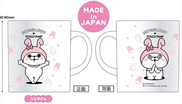 Yosistemp X Sanrio - Rabbit + My Melody Mug - Click Image to Close